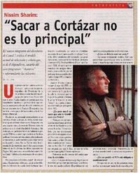 "Sacar a Cortázar no es lo principal" [entrevistas]