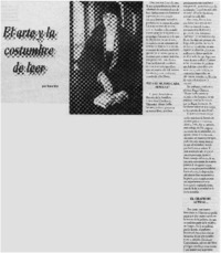 El arte y la costumbre de leer