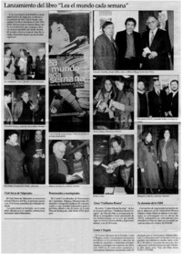 Lanzamiento del libro "Lea el mundo cada semana".