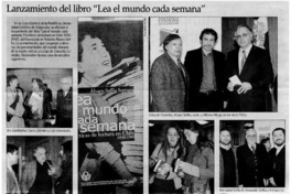 Lanzamiento del libro "Lea el mundo cada semana".