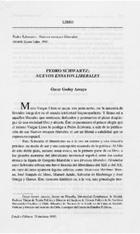 Pedro Schwartz : nuevos ensayos liberales