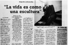La vida es como una escultura": [entrevistas]