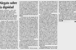 Alegato sobre la dignidad