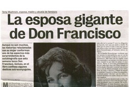La esposa gigante de Don Francisco