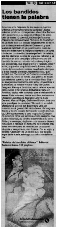 Los bandidos tienen la palabra