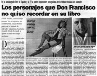 Los personajes que Don Francisco no quiso recordar en su libro