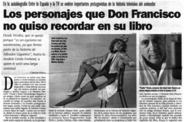 Los personajes que Don Francisco no quiso recordar en su libro