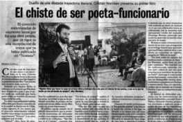 El chiste de ser poeta-funcionario