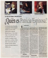 Quién es Patricia Espinosa? [entrevistas]