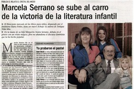 Marcela Serrano se sube al carro de la victoria de la literatura infantil.