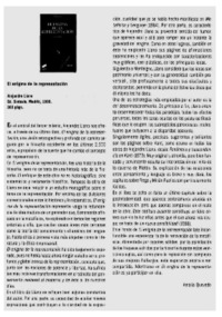 El enigma de la representación