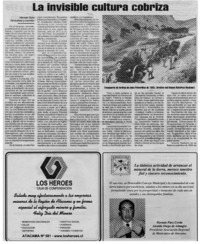 La invisible cultura cobriza