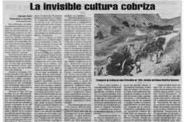 La invisible cultura cobriza