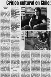 Crítica cultural en Chile: "¿En el país de los ciegos?"