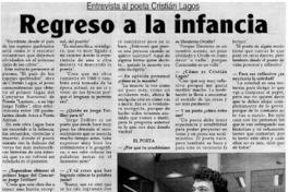 Regreso a la infancia [entrevistas]
