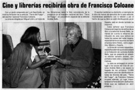 Cine y librerias recibirán obra de Francisco Coloane.