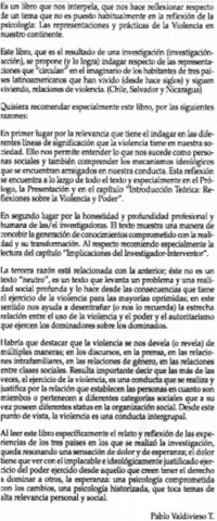 Voces y ecos de violencia: Chile, El Salvador, México y Nicaragua"