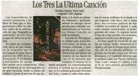 Los Tres, la última canción