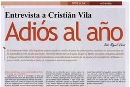 Adios al año de la cabra (entrevista)