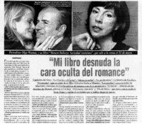"Mi libro desnuda la cara oculta del romance" [entrevistas]