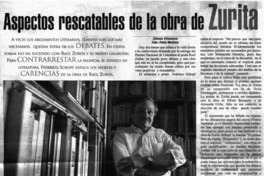 Aspectos rescatables de la obra de Zurita