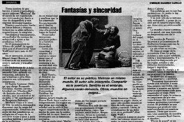Fantasías y sinceridad