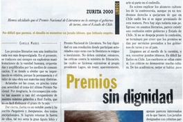 Premios sin dignidad