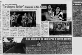 La Negra Ester" despertó a San Antonio