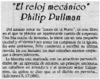 "El Reloj mecánico" Philip Pullman