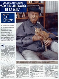 "Soy un allegado de la miel" [entrevistas]