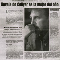 Novela de Collyer es la mejor del año