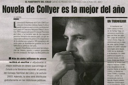 Novela de Collyer es la mejor del año
