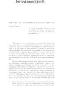 Paradiso, un espacio precario para la duración