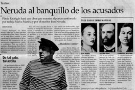 Neruda al banquillo de los acusados