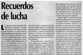 Recuerdos de lucha