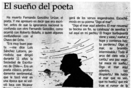 El sueño del poeta