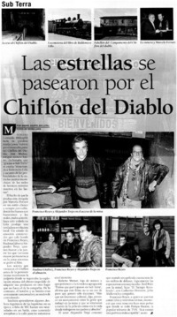 Las estrellas se pasearon por el Chiflón del Diablo