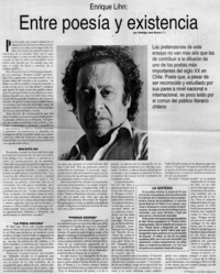 Entre poesía y existencia