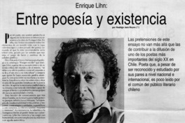 Entre poesía y existencia