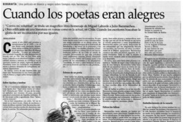 Cuando los poetas eran alegres