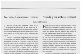 Neruda y su ámbito terrenal