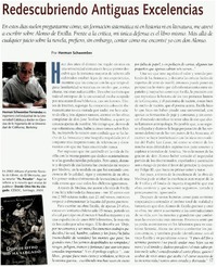 Redescubriendo antiguas excelencias