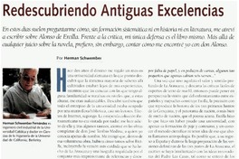 Redescubriendo antiguas excelencias