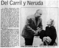 Del Carril y Neruda.