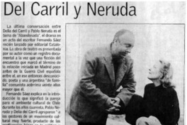 Del Carril y Neruda.