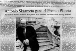 Antonio Skármeta gana el Premio Planeta.