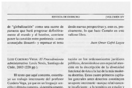 Luis Cordero Vega: El procedimiento administrativo