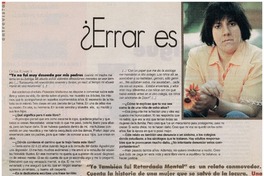 ¿Errar es humanos? [entrevistas]