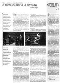 Mateo Iribarren. Le toma el olor a la censura [entrevistas]