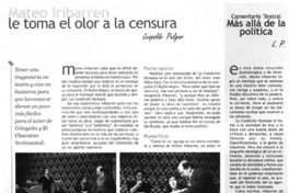 Mateo Iribarren. Le toma el olor a la censura [entrevistas]